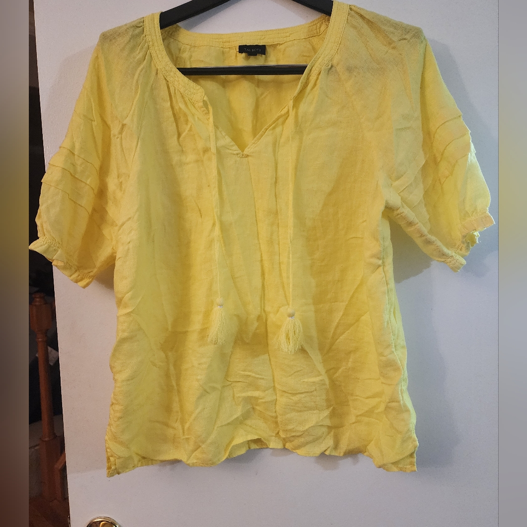 Talbots Linen Blouse